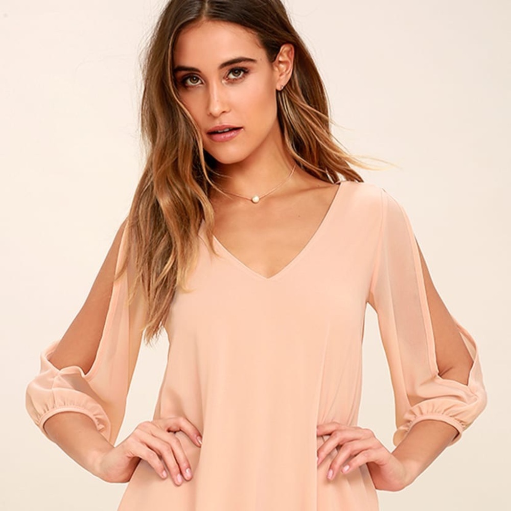 Lulu’s Blush Pink Dress